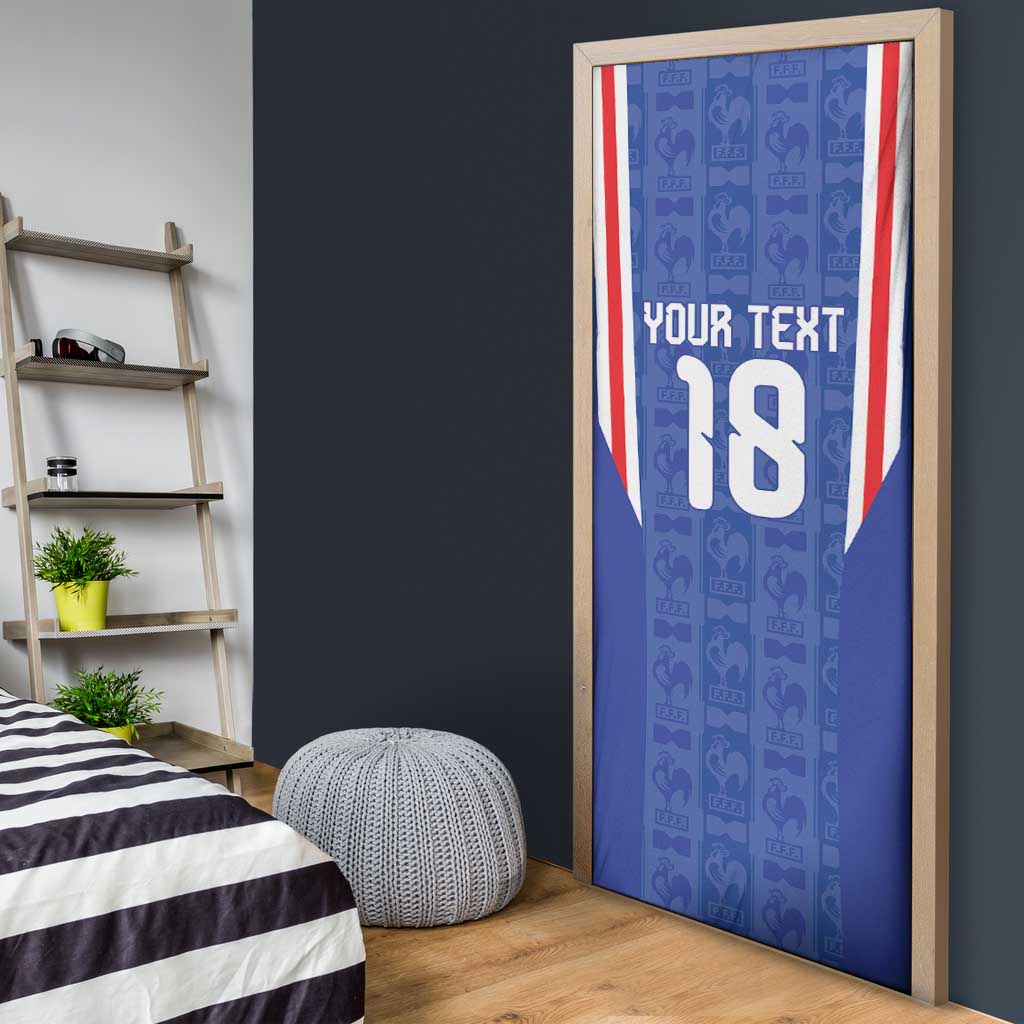 Custom France Football Door Cover Les Bleus Glory Road to 2026