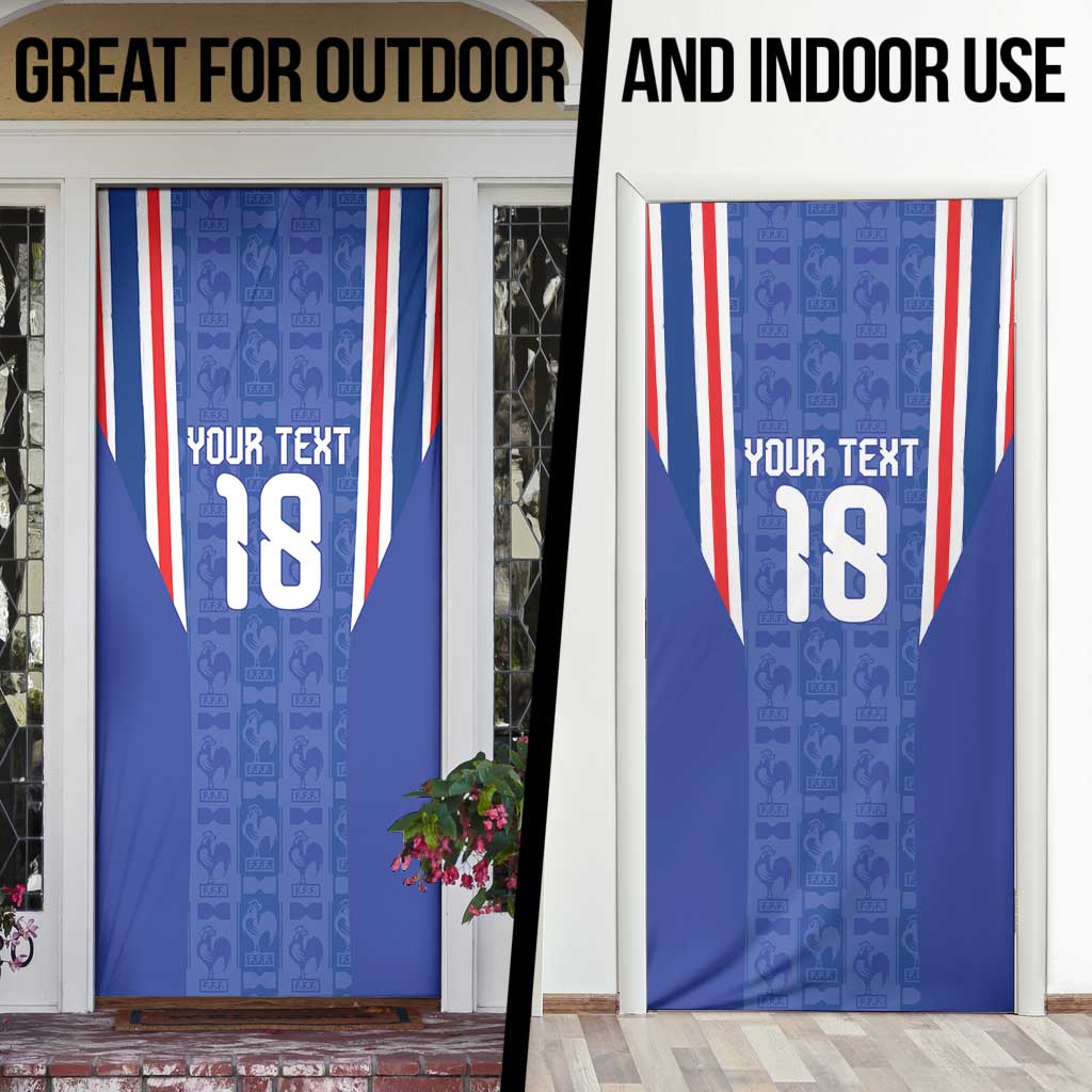 Custom France Football Door Cover Les Bleus Glory Road to 2026