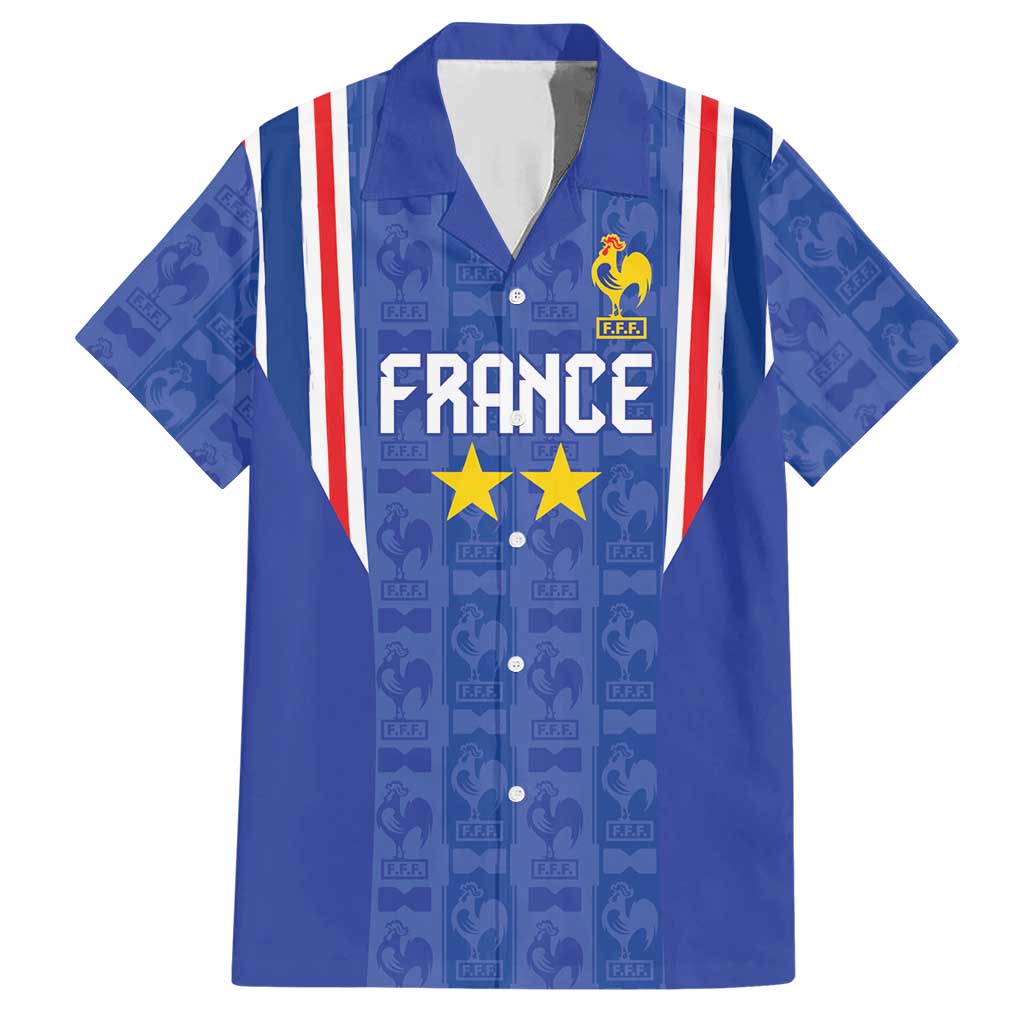 Custom France Football Hawaiian Shirt Les Bleus Glory Road to 2026