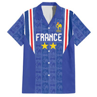 Custom France Football Hawaiian Shirt Les Bleus Glory Road to 2026