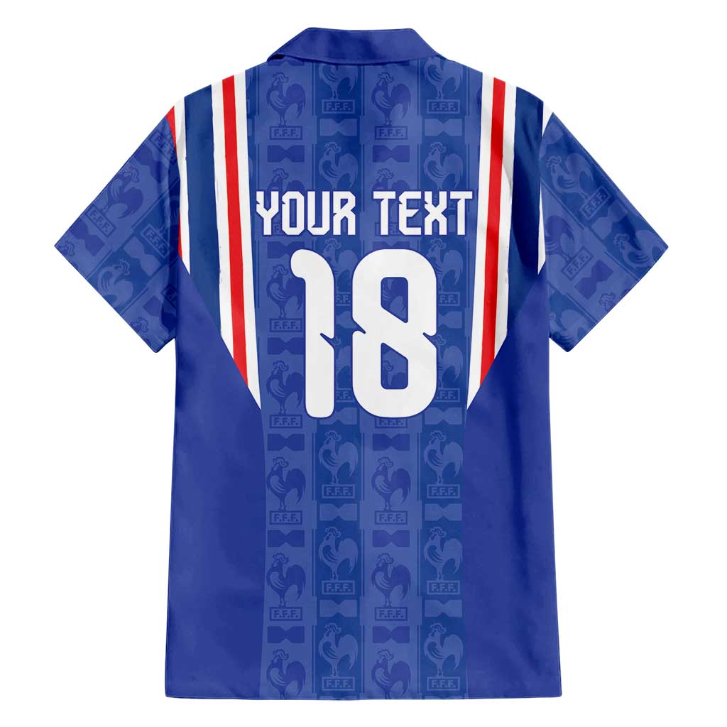 Custom France Football Hawaiian Shirt Les Bleus Glory Road to 2026