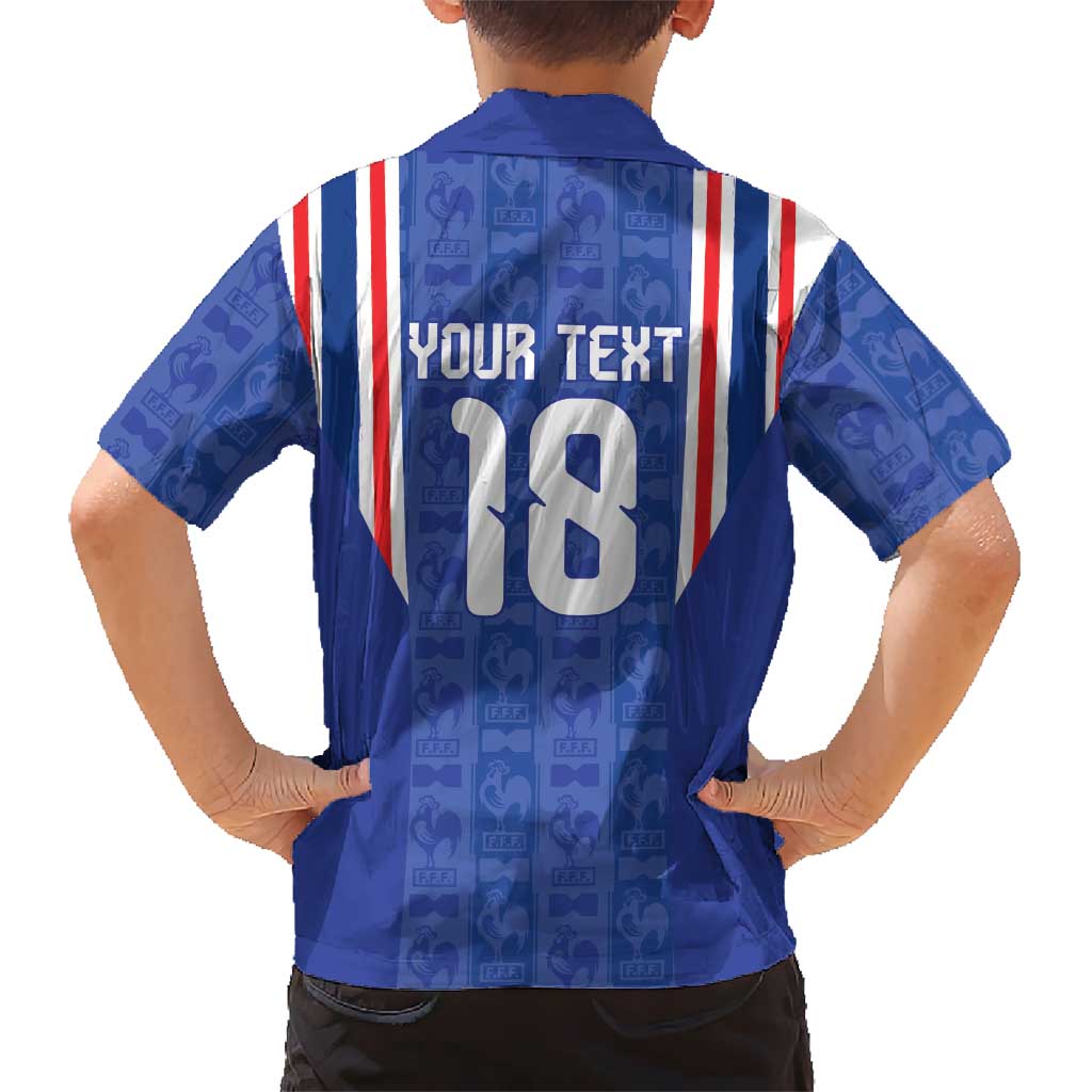 Custom France Football Hawaiian Shirt Les Bleus Glory Road to 2026