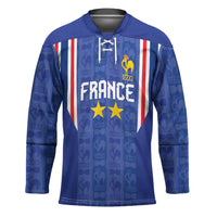 Custom France Football Hockey Jersey Les Bleus Glory Road to 2026