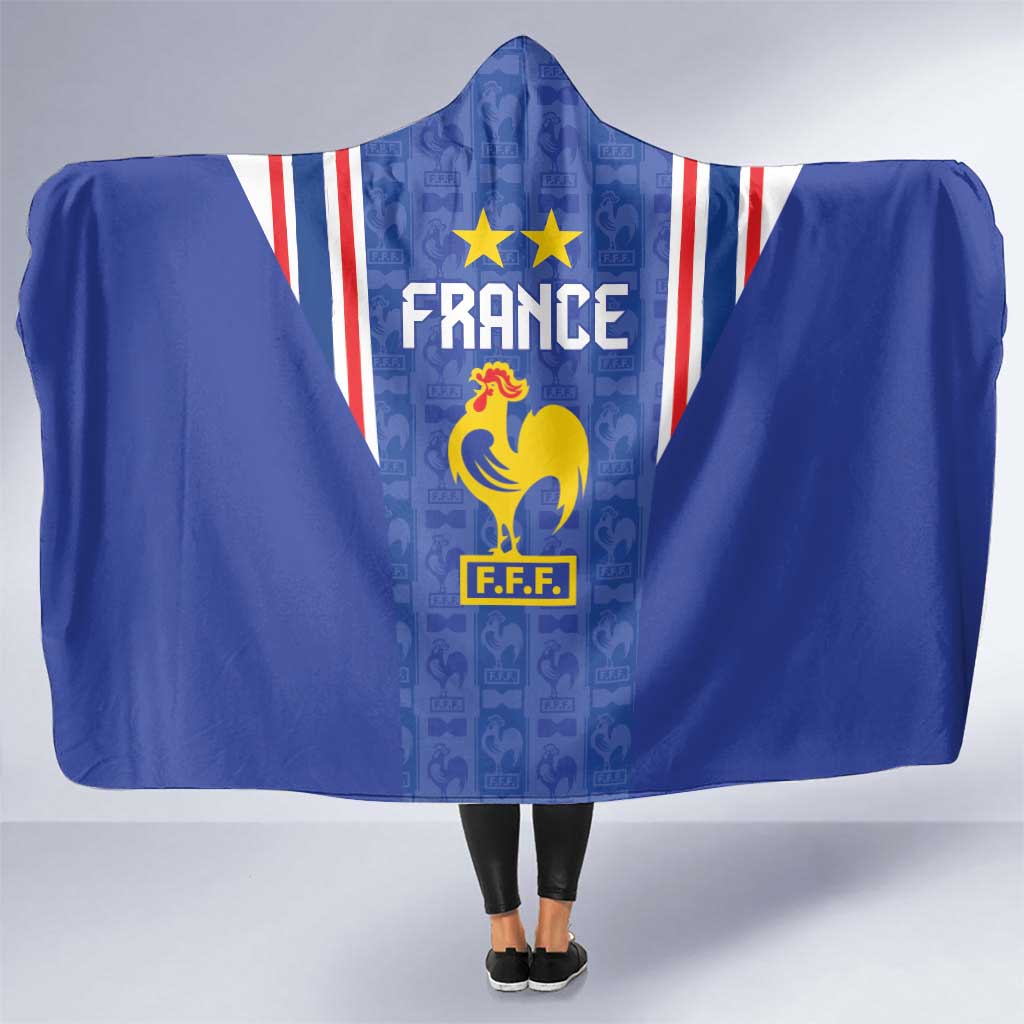 France Football Hooded Blanket Les Bleus Glory Road to 2026