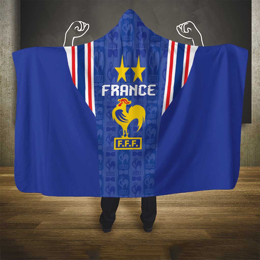 France Football Hooded Blanket Les Bleus Glory Road to 2026