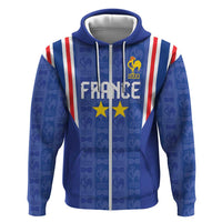 Custom France Football Hoodie Les Bleus Glory Road to 2026