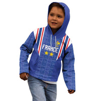 Custom France Football Kid Hoodie Les Bleus Glory Road to 2026