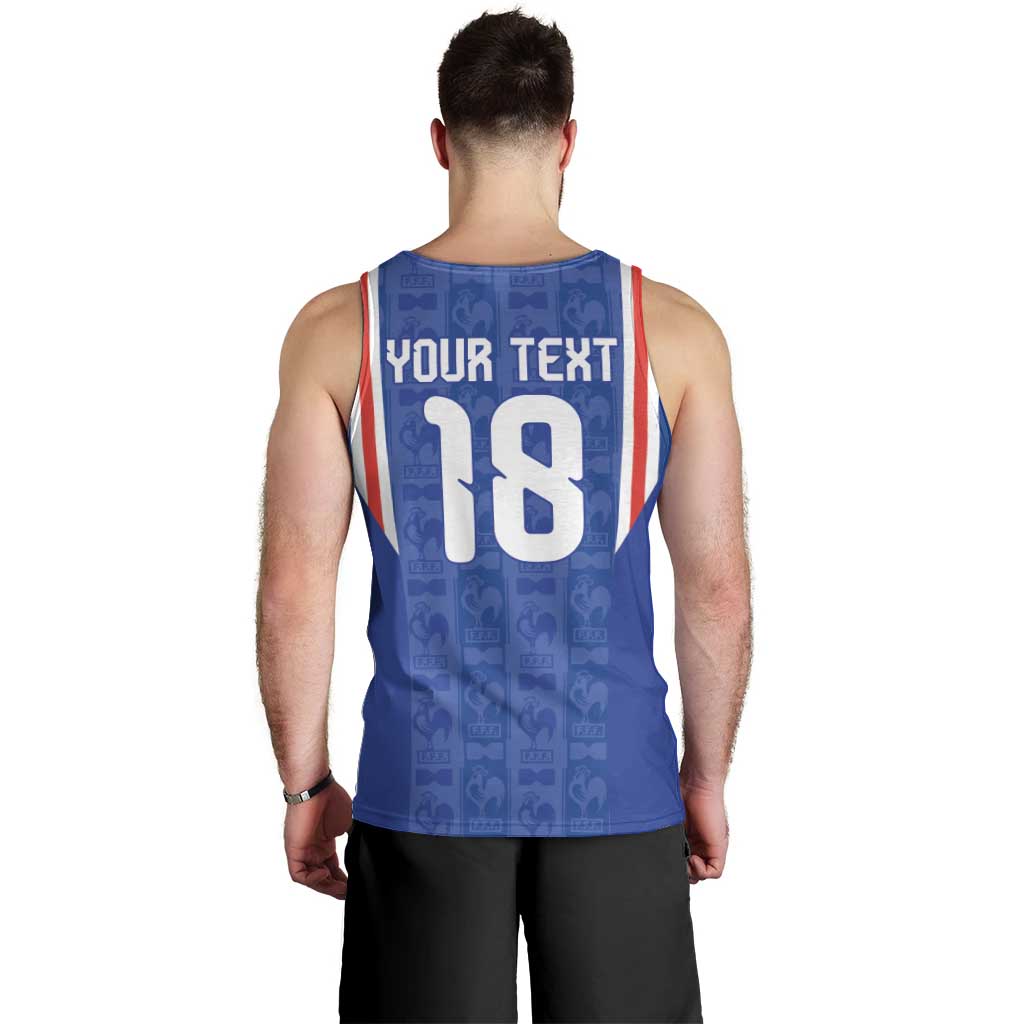 Custom France Football Men Tank Top Les Bleus Glory Road to 2026