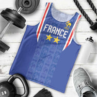 Custom France Football Men Tank Top Les Bleus Glory Road to 2026