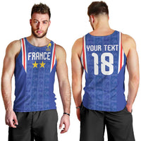 Custom France Football Men Tank Top Les Bleus Glory Road to 2026