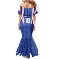 Custom France Football Mermaid Dress Les Bleus Glory Road to 2026