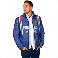 Custom France Football Padded Jacket Les Bleus Glory Road to 2026