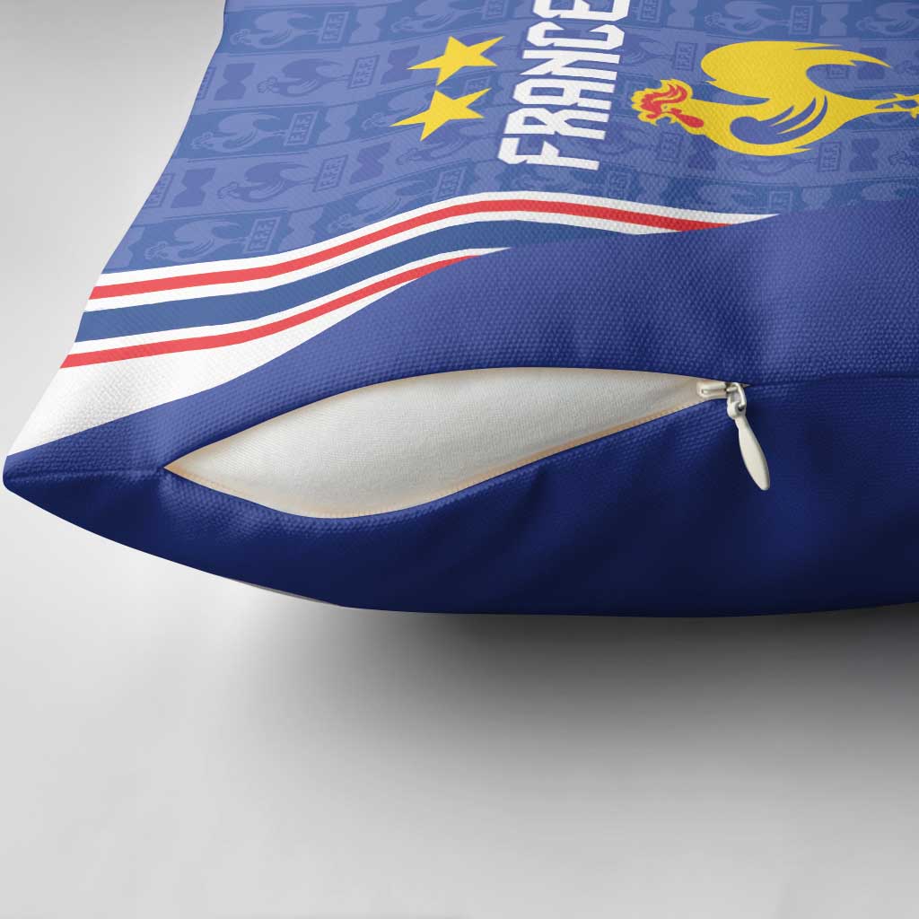 France Football Pillow Cover Les Bleus Glory Road to 2026