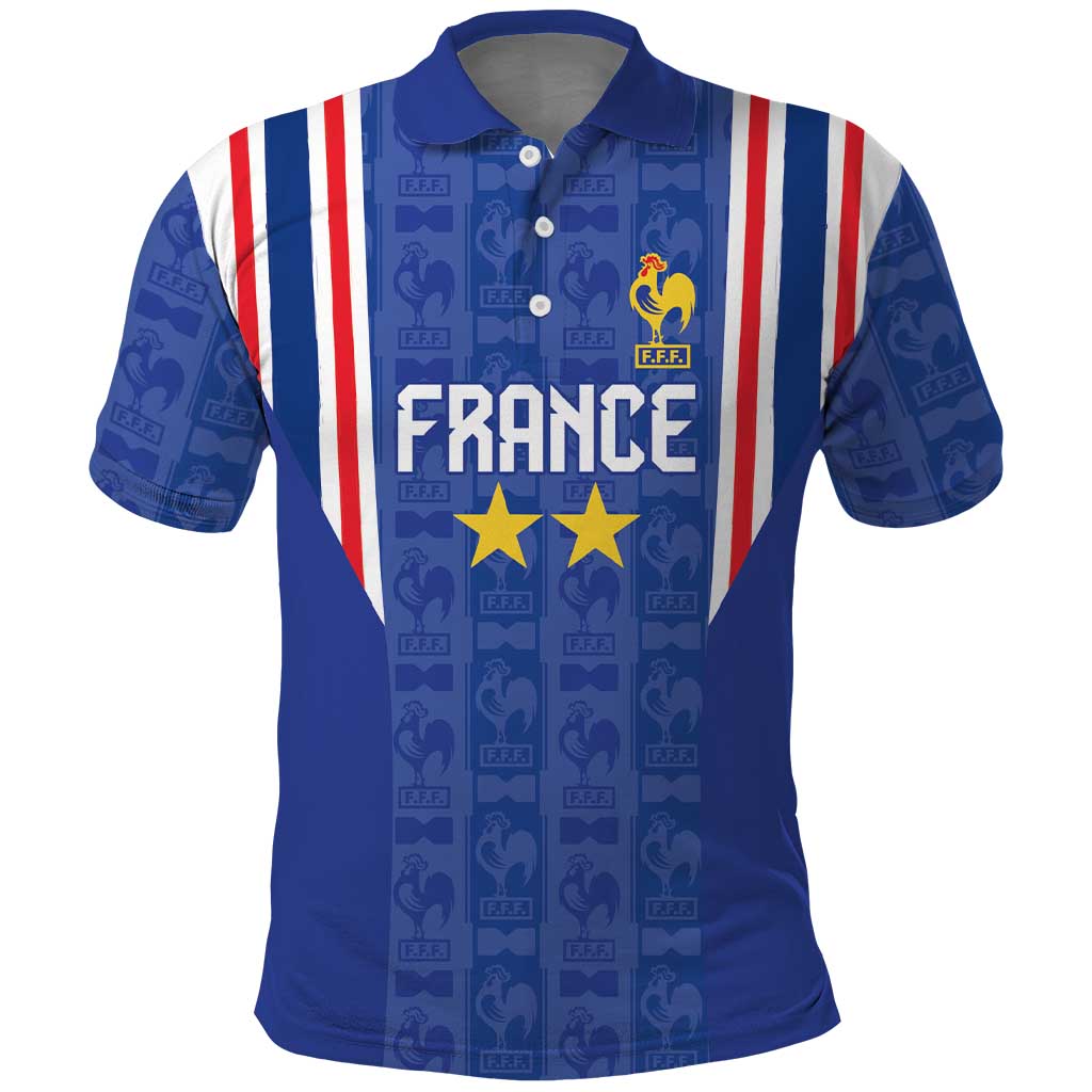Custom France Football Polo Shirt Les Bleus Glory Road to 2026