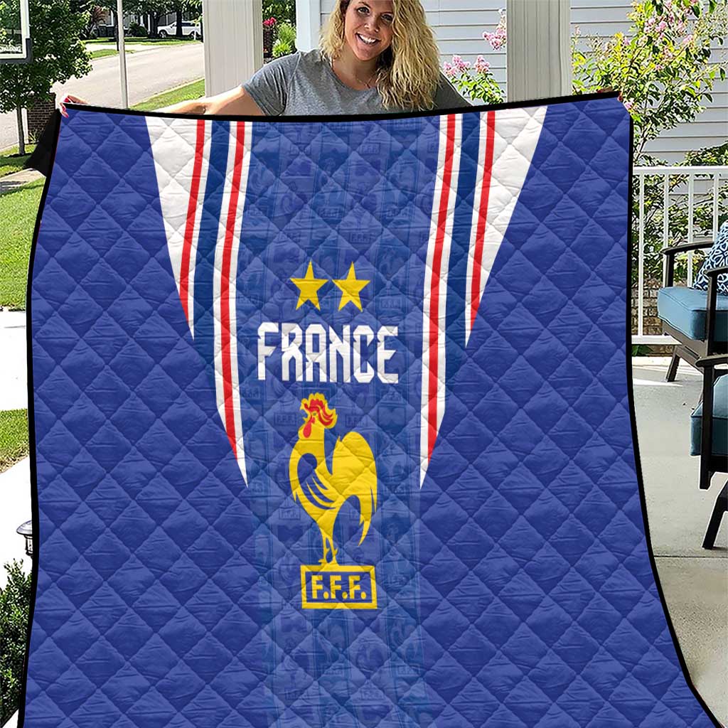 France Football Quilt Les Bleus Glory Road to 2026