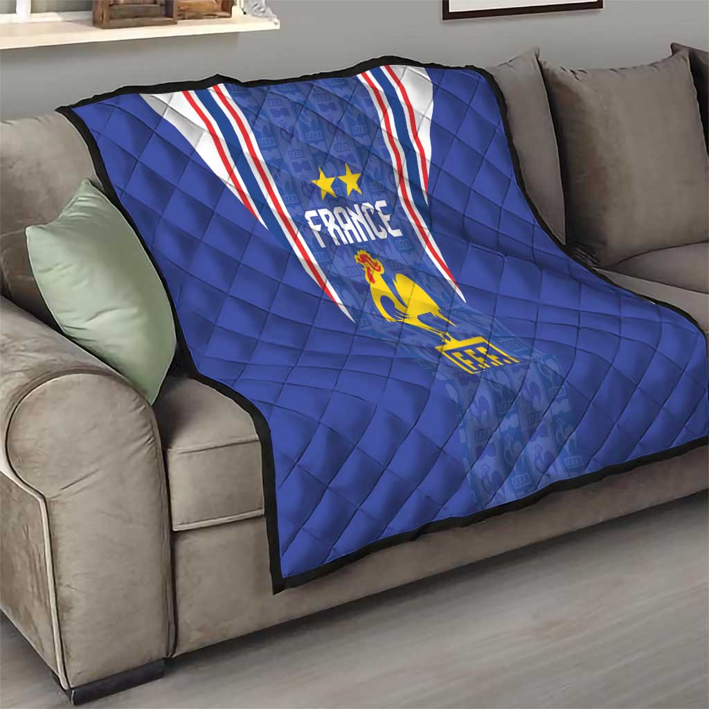 France Football Quilt Les Bleus Glory Road to 2026