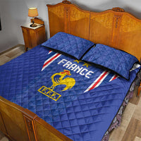 France Football Quilt Bed Set Les Bleus Glory Road to 2026
