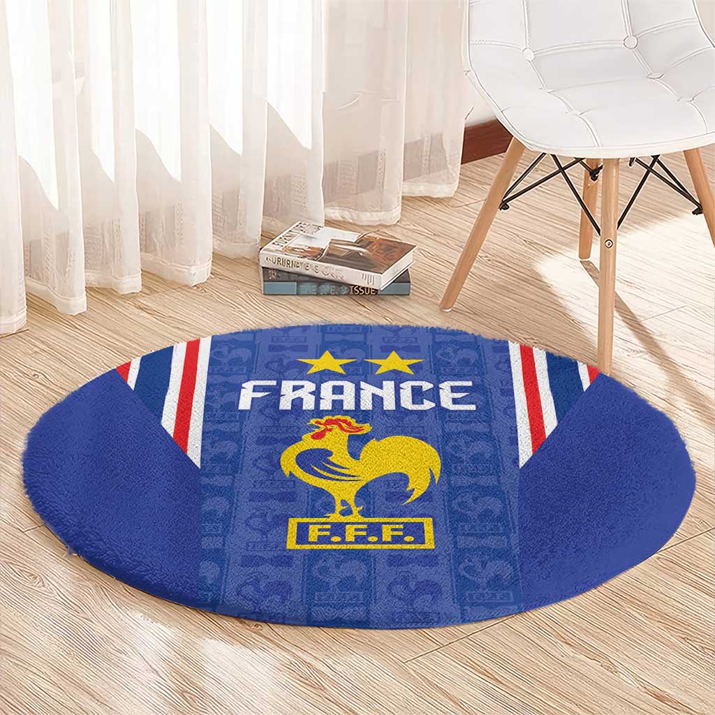 France Football Round Carpet Les Bleus Glory Road to 2026