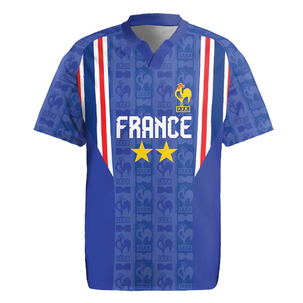 Custom France Football Rugby Jersey Les Bleus Glory Road to 2026