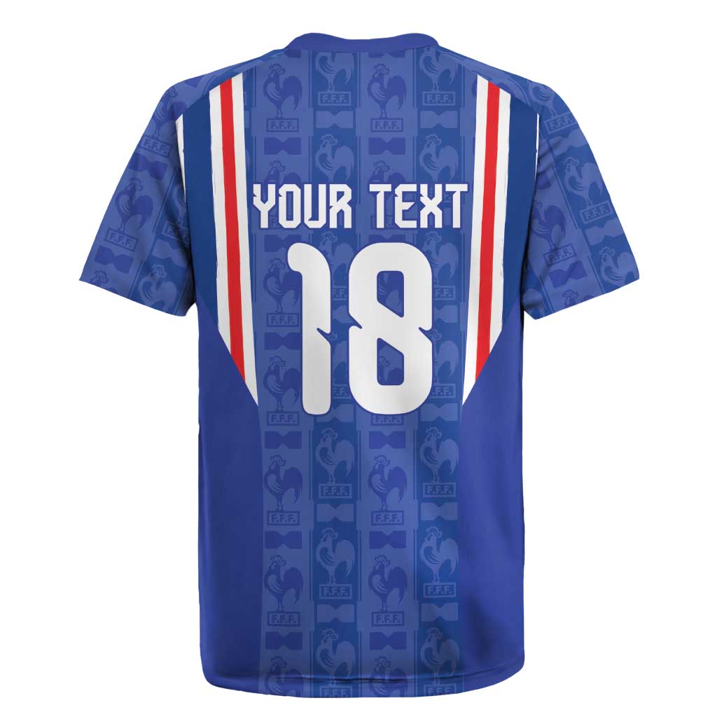 Custom France Football Rugby Jersey Les Bleus Glory Road to 2026