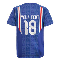 Custom France Football Rugby Jersey Les Bleus Glory Road to 2026