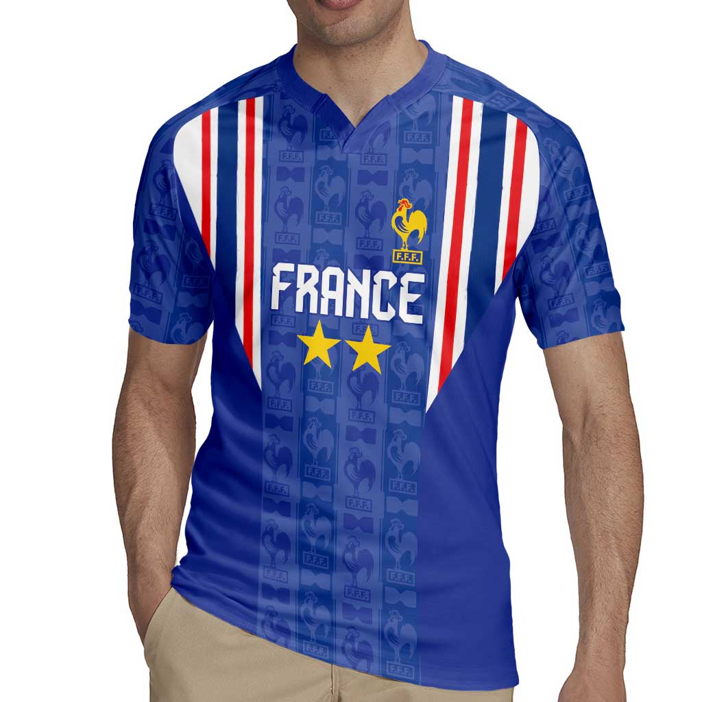 Custom France Football Rugby Jersey Les Bleus Glory Road to 2026
