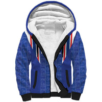 Custom France Football Sherpa Hoodie Les Bleus Glory Road to 2026