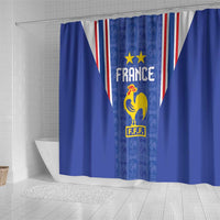 France Football Shower Curtain Les Bleus Glory Road to 2026