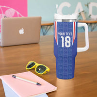 Custom France Football Tumbler With Handle Les Bleus Glory Road to 2026