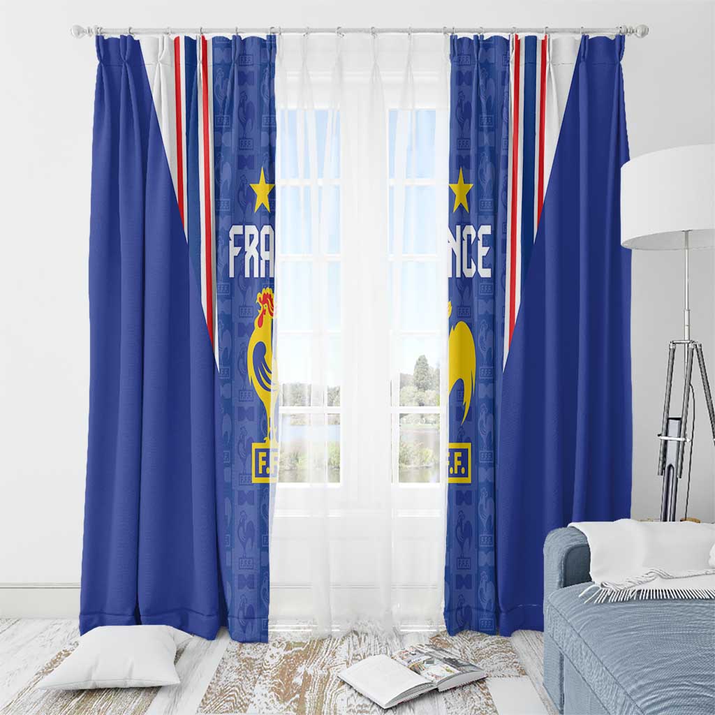 France Football Window Curtain Les Bleus Glory Road to 2026