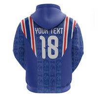 Custom France Football Zip Hoodie Les Bleus Glory Road to 2026