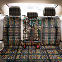 Happy Saints Cyril and Methodius Day Back Car Seat Cover Christian Stained-Glass Window