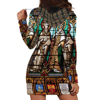 Happy Saints Cyril and Methodius Day Hoodie Dress Christian Stained-Glass Window