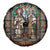 Happy Saints Cyril and Methodius Day Spare Tire Cover Christian Stained-Glass Window