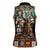 Happy Saints Cyril and Methodius Day Women Sleeveless Polo Shirt Christian Stained-Glass Window