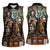 Happy Saints Cyril and Methodius Day Women Sleeveless Polo Shirt Christian Stained-Glass Window