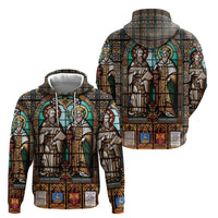 Happy Saints Cyril and Methodius Day Zip Hoodie Christian Stained-Glass Window