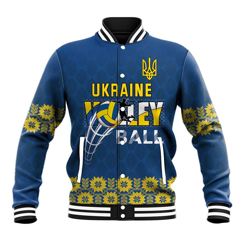 Custom Ukraine Volleyball Baseball Jacket Cholovicha Zbirna Ukrainy z Volejbolu