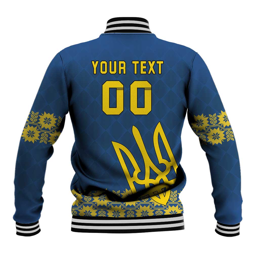 Custom Ukraine Volleyball Baseball Jacket Cholovicha Zbirna Ukrainy z Volejbolu