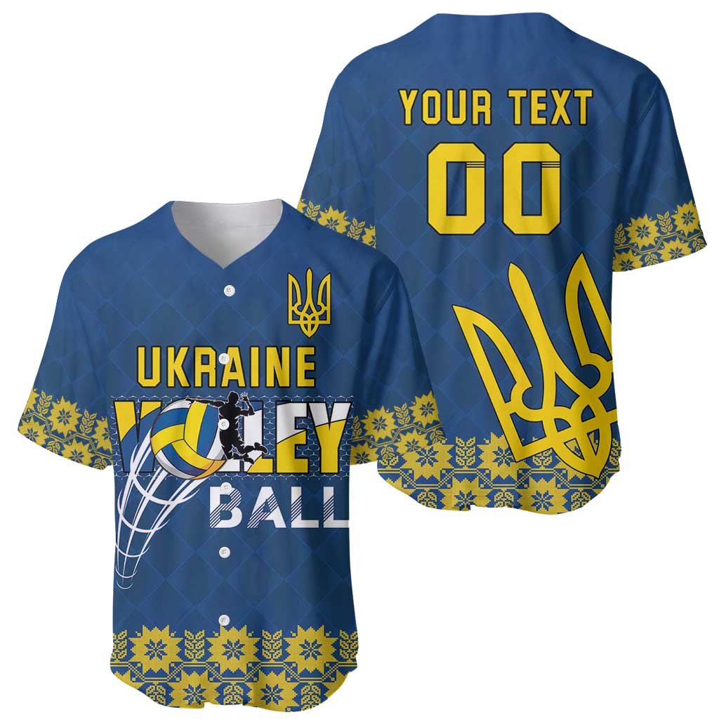 Custom Ukraine Volleyball Baseball Jersey Cholovicha Zbirna Ukrainy z Volejbolu
