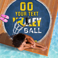 Custom Ukraine Volleyball Beach Blanket Cholovicha Zbirna Ukrainy z Volejbolu
