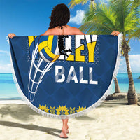 Custom Ukraine Volleyball Beach Blanket Cholovicha Zbirna Ukrainy z Volejbolu