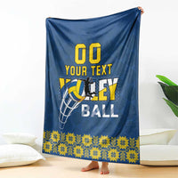 Custom Ukraine Volleyball Blanket Cholovicha Zbirna Ukrainy z Volejbolu
