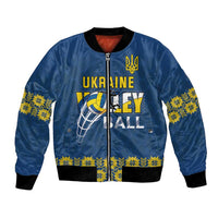 Custom Ukraine Volleyball Bomber Jacket Cholovicha Zbirna Ukrainy z Volejbolu
