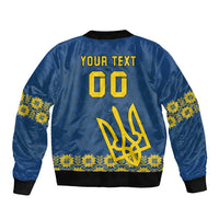 Custom Ukraine Volleyball Bomber Jacket Cholovicha Zbirna Ukrainy z Volejbolu