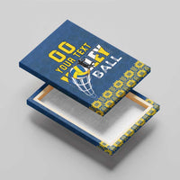 Custom Ukraine Volleyball Canvas Wall Art Cholovicha Zbirna Ukrainy z Volejbolu