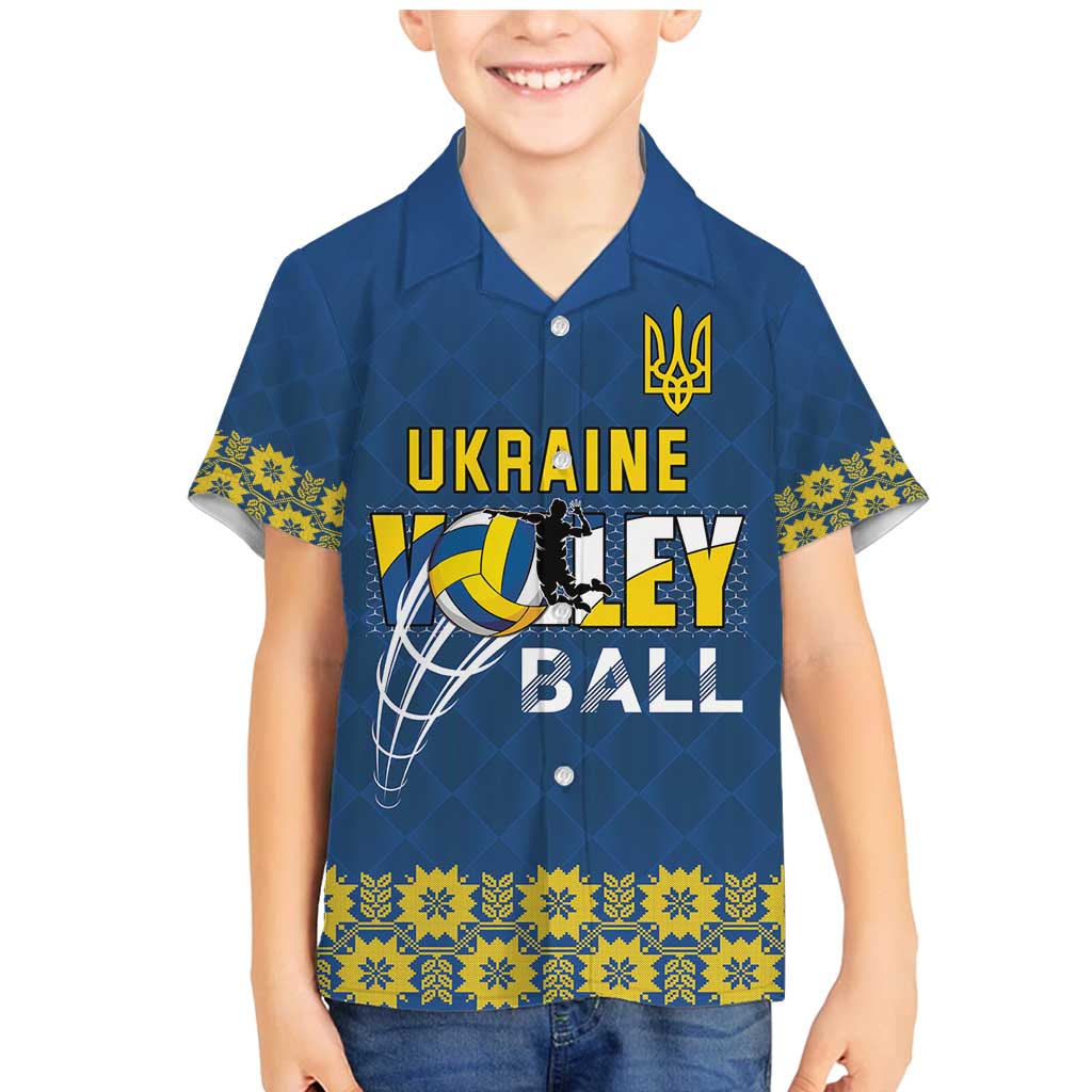 Custom Ukraine Volleyball Family Matching Mermaid Dress and Hawaiian Shirt Cholovicha Zbirna Ukrainy z Volejbolu
