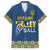 Custom Ukraine Volleyball Family Matching Puletasi and Hawaiian Shirt Cholovicha Zbirna Ukrainy z Volejbolu