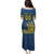 Custom Ukraine Volleyball Family Matching Puletasi and Hawaiian Shirt Cholovicha Zbirna Ukrainy z Volejbolu