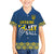 Custom Ukraine Volleyball Family Matching Puletasi and Hawaiian Shirt Cholovicha Zbirna Ukrainy z Volejbolu
